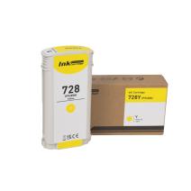 Συμβατό δοχείο μελανιού F9J65A, no.728 Y, 130ml για εκτυπωτές HP (ORINK BULK)