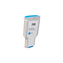 Συμβατό δοχείο μελανιού F9J67A, no.728 C, 130ml για εκτυπωτές HP (ORINK BULK)